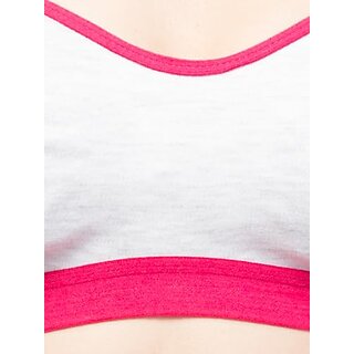 Luxurious Women ATTIRE ZONE Wireless & Non-Padded Slip-On T-Shirt Cotton Sports Bra for Women 20