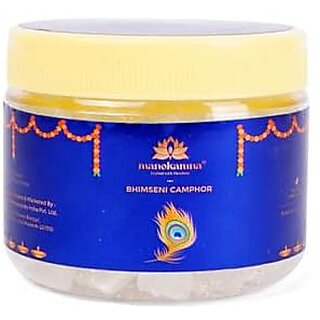 Manokamna Divine Bhimseni Camphor Traditional Remedy with Spiritual Essence Grade Organic Strong Aroma for Healing Puja (100gm - Pack of 1) Manokamna Divine Bhimseni Camphor Traditional Remedy with Spiritual Essence Grade Organic Strong Aroma for Healing Puja (100gm - Pack of 1)