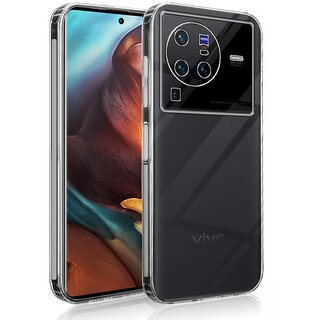 Finaux Soft Silicon |Scratch Resistant Clear Case for Vivo X80 Pro - Transparent Finaux Soft Silicon |Scratch Resistant Clear Case for Vivo X80 Pro - Transparent