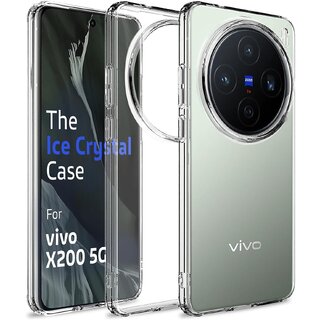 Finaux Soft Silicon |Scratch Resistant Clear Case for Vivo X200 5G - Transparent Finaux Soft Silicon |Scratch Resistant Clear Case for Vivo X200 5G - Transparent