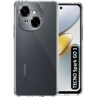 Finaux Soft Silicon |Scratch Resistant Clear Case for Spark GO 1 4G| POP 9 4G|Spark Go 2025 - Transparent Finaux Soft Silicon |Scratch Resistant Clear Case for Spark GO 1 4G| POP 9 4G|Spark Go 2025 - Transparent