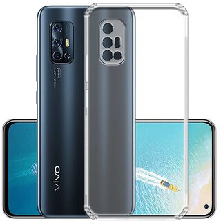                       Finaux Soft Silicon |Scratch Resistant Clear Case for Vivo V17 - Transparent                                              