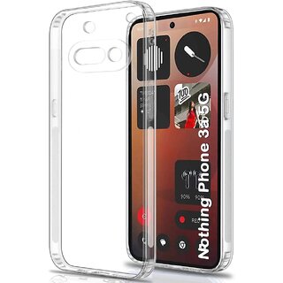                       Finaux Soft Silicon |Scratch Resistant Clear Case for Nothing Phone 3A 5G - Transparent                                              