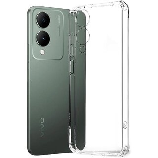Finaux Soft Silicon |Scratch Resistant Clear Case for Vivo Y17s - Transparent Finaux Soft Silicon |Scratch Resistant Clear Case for Vivo Y17s - Transparent