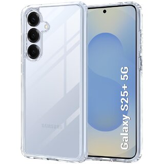 Finaux Soft Silicon |Scratch Resistant Clear Case for Samsung S25 Plus 5G - Transparent Finaux Soft Silicon |Scratch Resistant Clear Case for Samsung S25 Plus 5G - Transparent