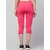 ATTIRE ZONE Women's Regular Fit Plain Capri Pants/Avobe Knee Lenth Super Cotton Capri for Sports Wear Gym Yoga