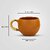 Rare Planet Hand made Traditional Beautiful Design Terracotta Chai & Tea Cup Set for Home (Set of 6)