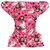 (Pack of 3) Printed Cloth Diaper- Reusable, Washable, Adjustable Snap Buttons Cloth Diaper For Babies (0-36 Months) With Wet-Free Insert Pads  (Baby Pink-Blue- Dark Blue)
