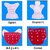 (Pack of 6) Baby Cloth Diapers + Inserts/Washable and Reusable/ 100 adjustable Nappy for 0-3 years/Baby cloth diaper pants and white inserts (Multicolor, One Size, 6, count)