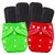 (Pack of 4) Bamboo Microfiber Insert Soaker Booster Pads Wet-Free With 2 Pocket Style Button Reusable Adjustable Cloth Diaper