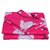 BEDZY Premium 180 TC, Floral Print, Cotton Blend Single Bedsheet with 1 Pillow Cover (Pink, 153cm x 229cm)