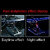 Wire Car Interior Light Ambient Neon Light For All Car Models With Adapter RX185 Car Fancy Lights(Blue)