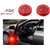Car Waterproof 5 LED Wireless Car Door Warning Open Lights Indicator Decor Interior Flash Magnetic car led Lights for Anti Rear-End(RED) Free Batteries (2 Pair 4 pcs) For Mahindra XUV 500 Car Fancy Lights(Red)