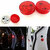 Car Waterproof 5 LED Wireless Car Door Warning Open Lights Indicator Decor Interior Flash Magnetic car led Lights for Anti Rear-End(RED) Free Batteries (2 Pair 4 pcs) For Mahindra XUV 500 Car Fancy Lights(Red)