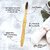 L'avenour Flat Bamboo Toothbrush with BPA Free Charcoal Activated Ultra Soft Bristles For Men  Women (Pack of 2)