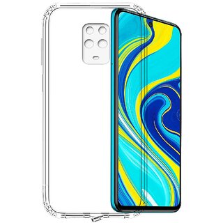 Finaux Soft Silicon |Scratch Resistant Clear Case for Redmi Note 9 Pro|Redmi Note 9 Pro Max - Transparent Finaux Soft Silicon |Scratch Resistant Clear Case for Redmi Note 9 Pro|Redmi Note 9 Pro Max - Transparent