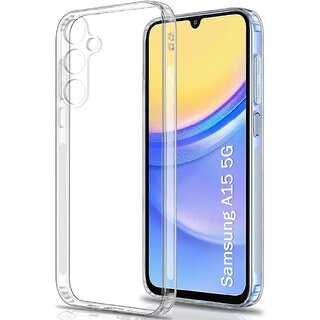 Finaux Soft Silicon |Scratch Resistant Clear Case for Samsung A15 5G - Transparent Finaux Soft Silicon |Scratch Resistant Clear Case for Samsung A15 5G - Transparent