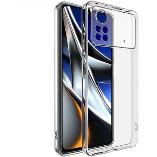 Finaux Soft Silicon |Scratch Resistant Clear Case for POCO X4 Pro 5G - Transparent Finaux Soft Silicon |Scratch Resistant Clear Case for POCO X4 Pro 5G - Transparent