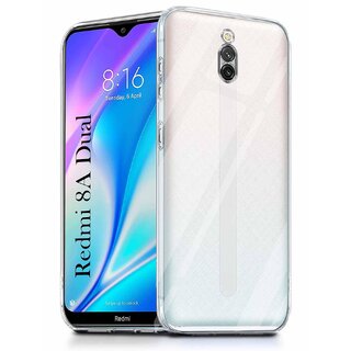 Finaux Soft Silicon |Scratch Resistant Clear Case for Redmi 8A Dual - Transparent Finaux Soft Silicon |Scratch Resistant Clear Case for Redmi 8A Dual - Transparent
