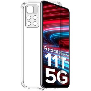 Finaux Soft Silicon |Scratch Resistant Clear Case for Redmi Note 11T 5G - Transparent Finaux Soft Silicon |Scratch Resistant Clear Case for Redmi Note 11T 5G - Transparent