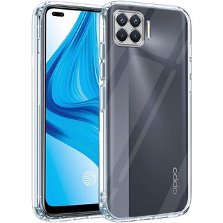Finaux Soft Silicon |Scratch Resistant Clear Case for Oppo F17 - Transparent Finaux Soft Silicon |Scratch Resistant Clear Case for Oppo F17 - Transparent