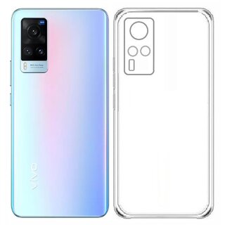 Finaux Soft Silicon |Scratch Resistant Clear Case for Vivo X60 - Transparent Finaux Soft Silicon |Scratch Resistant Clear Case for Vivo X60 - Transparent
