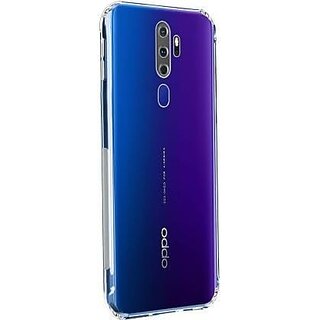 Finaux Soft Silicon |Scratch Resistant Clear Case for Oppo A9 2020|A5 2020 - Transparent Finaux Soft Silicon |Scratch Resistant Clear Case for Oppo A9 2020|A5 2020 - Transparent