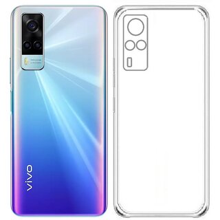 Finaux Soft Silicon |Scratch Resistant Clear Case for Vivo Y51 2020 - Transparent Finaux Soft Silicon |Scratch Resistant Clear Case for Vivo Y51 2020 - Transparent