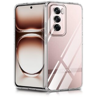 Finaux Soft Silicon |Scratch Resistant Clear Case for Oppo Reno 12 5G - Transparent Finaux Soft Silicon |Scratch Resistant Clear Case for Oppo Reno 12 5G - Transparent