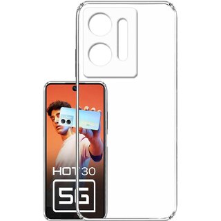Finaux Soft Silicon |Scratch Resistant Clear Case for Infinix Hot 30 5G - Transparent Finaux Soft Silicon |Scratch Resistant Clear Case for Infinix Hot 30 5G - Transparent
