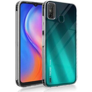 Finaux Soft Silicon |Scratch Resistant Clear Case for Tecno Spark Go 2021 - Transparent Finaux Soft Silicon |Scratch Resistant Clear Case for Tecno Spark Go 2021 - Transparent