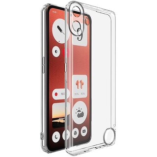                       Finaux Soft Silicon |Scratch Resistant Clear Case for Nothing Phone 1 - Transparent                                              