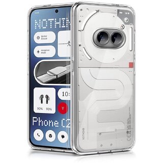                       Finaux Soft Silicon |Scratch Resistant Clear Case for Nothing Phone 2A|2A Plus - Transparent                                              