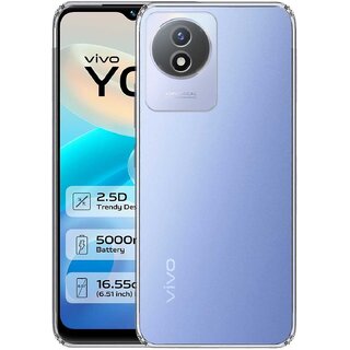 Finaux Soft Silicon |Scratch Resistant Clear Case for Vivo Y02 - Transparent Finaux Soft Silicon |Scratch Resistant Clear Case for Vivo Y02 - Transparent
