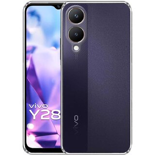                       Finaux Soft Silicon |Scratch Resistant Clear Case for Vivo Y28 5G - Transparent                                              