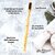 L'avenour Round Bamboo Toothbrush with BPA Free Charcoal Activated Ultra Soft Bristles For Men Women (Pack of 3)