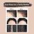 Hairline Powder Stick,Hair Shadow Powder Root Touch Up Powder, Waterproof Hair Shading Sponge Pen Hair Filler Powder For