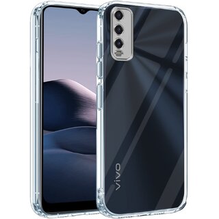 Finaux Soft Silicon |Scratch Resistant Clear Case for Vivo Y20 - Transparent Finaux Soft Silicon |Scratch Resistant Clear Case for Vivo Y20 - Transparent