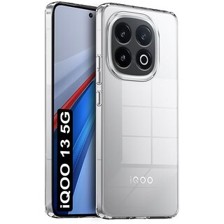                       Finaux Soft Silicon |Scratch Resistant Clear Case for IQOO 13 5G - Transparent                                              