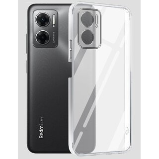                       Finaux Soft Silicon |Scratch Resistant Clear Case for Redmi 11 Prime 5G - Transparent                                              