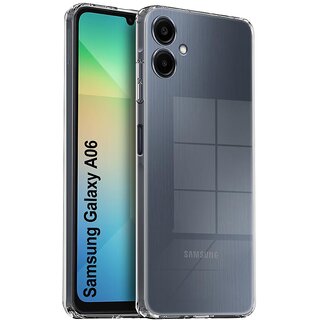                       Finaux Soft Silicon |Scratch Resistant Clear Case for Samsung A06 5G - Transparent                                              