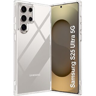 Finaux Soft Silicon |Scratch Resistant Clear Case for Samsung S25 Ultra 5G - Transparent Finaux Soft Silicon |Scratch Resistant Clear Case for Samsung S25 Ultra 5G - Transparent
