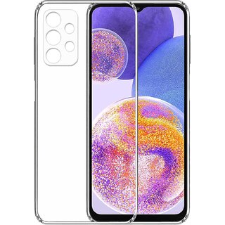 Finaux Soft Silicon |Scratch Resistant Clear Case for Samsung A23 4G/5G - Transparent Finaux Soft Silicon |Scratch Resistant Clear Case for Samsung A23 4G/5G - Transparent
