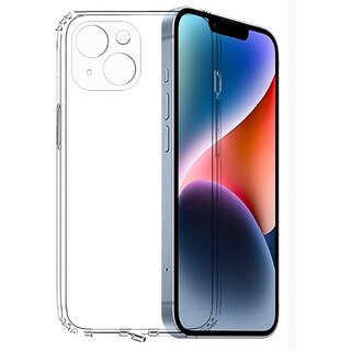 Finaux Soft Silicon |Scratch Resistant Clear Case for iPhone 14 - Transparent Finaux Soft Silicon |Scratch Resistant Clear Case for iPhone 14 - Transparent