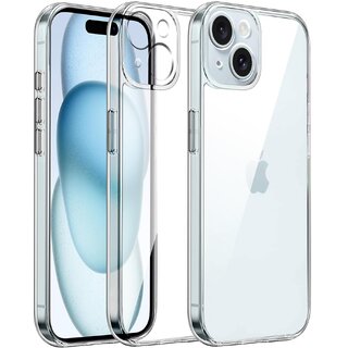                       Finaux Soft Silicon |Scratch Resistant Clear Case for iPhone 15 - Transparent                                              