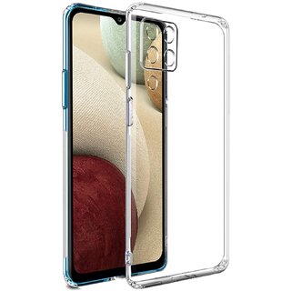 Finaux Soft Silicon |Scratch Resistant Clear Case for Samsung A12|M12|F12 - Transparent Finaux Soft Silicon |Scratch Resistant Clear Case for Samsung A12|M12|F12 - Transparent