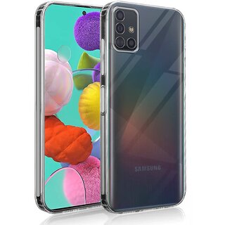 Finaux Soft Silicon |Scratch Resistant Clear Case for Samsung A51 - Transparent Finaux Soft Silicon |Scratch Resistant Clear Case for Samsung A51 - Transparent