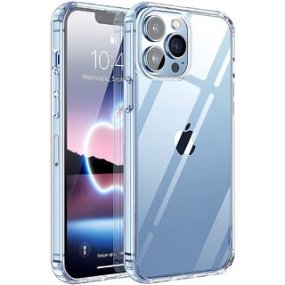 Finaux Soft Silicon |Scratch Resistant Clear Case for iPhone 13 Pro - Transparent Finaux Soft Silicon |Scratch Resistant Clear Case for iPhone 13 Pro - Transparent