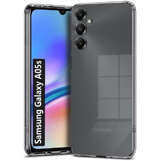 Finaux Soft Silicon |Scratch Resistant Clear Case for Samsung A05s - Transparent Finaux Soft Silicon |Scratch Resistant Clear Case for Samsung A05s - Transparent