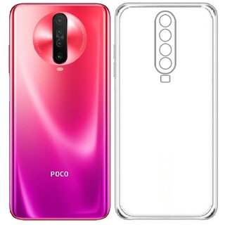 Finaux Soft Silicon |Scratch Resistant Clear Case for POCO X2 - Transparent Finaux Soft Silicon |Scratch Resistant Clear Case for POCO X2 - Transparent